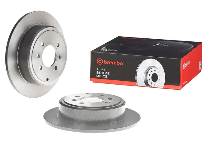 Brembo 08.6931.11 Hintere Bremsscheibe mit UV Lackierung, Anzahl 2