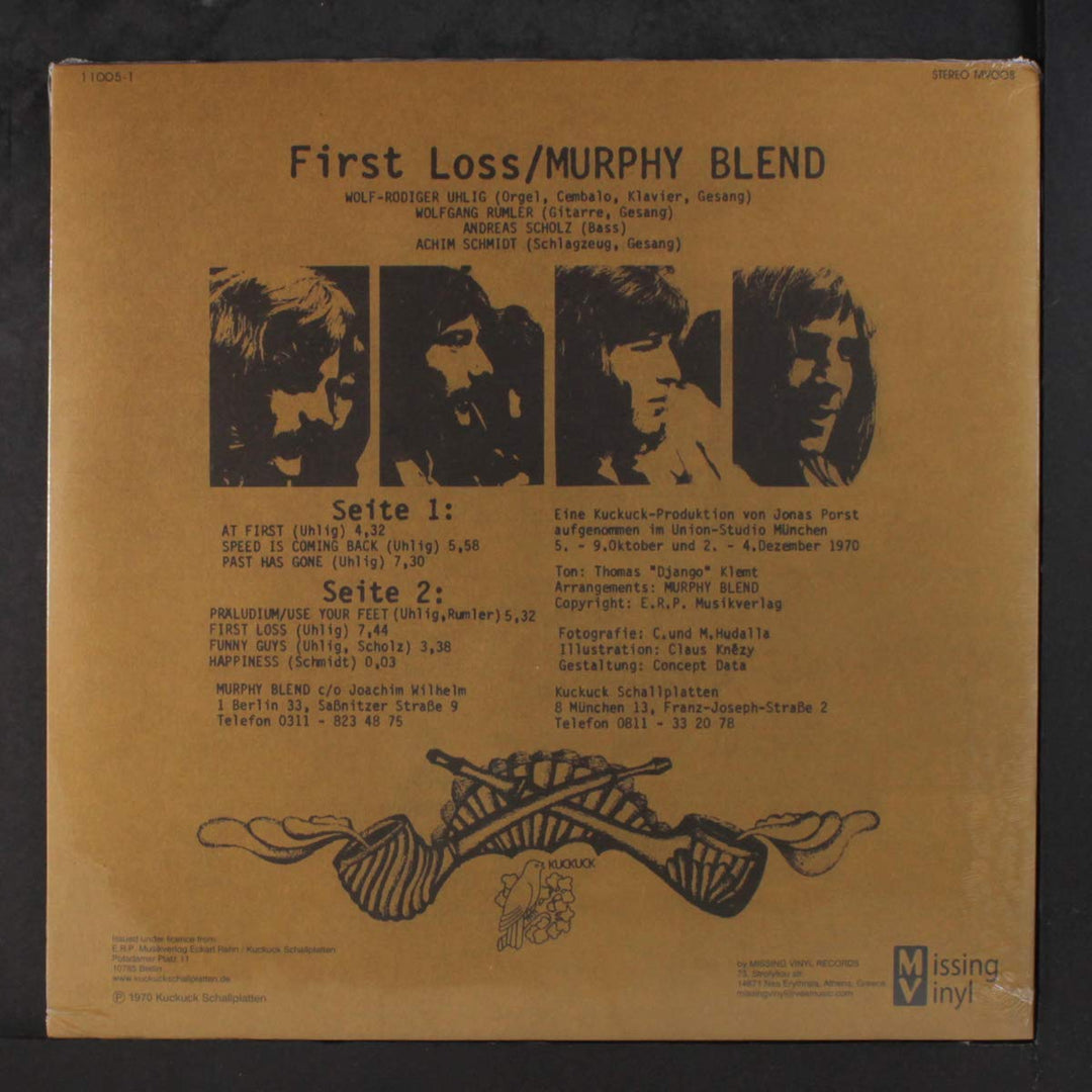 First Loss, Vinyl