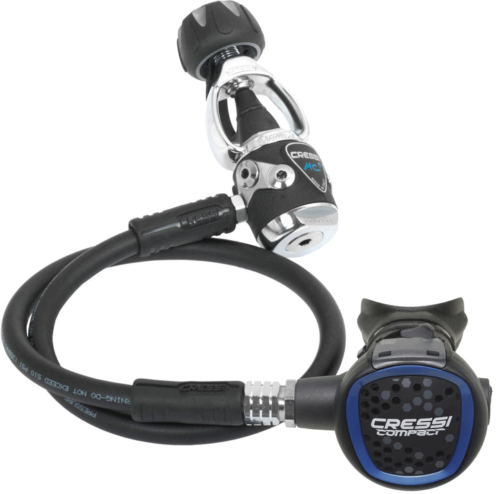 Cressi MC9/XS Compact Regulator - Atemregler zum Tauchen, erhältlich INT oder DIN Version, Unisex fü