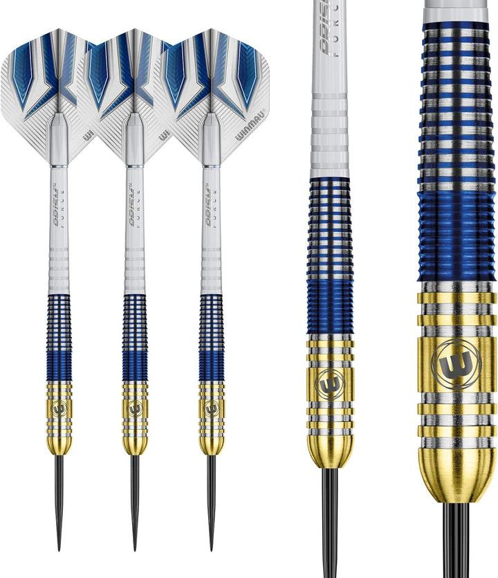 WINMAU Steve Beaton 22 Gram Profi Wolfram Steeltip Dartpfeile Set mit Flights und Schäfte