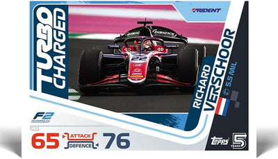 Topps Turbo Attax Formel 1 2024 - Mega Tin - Fast Track - enthält 66 Karten, darunter 6 LE's und 4 E