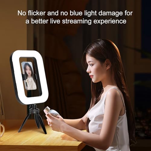 Fabater Wiederaufladbares Smartphone-Ring-Selfie-Licht-Set, Video-Maker, 240 LED-Perlen-Ring, 20 W L