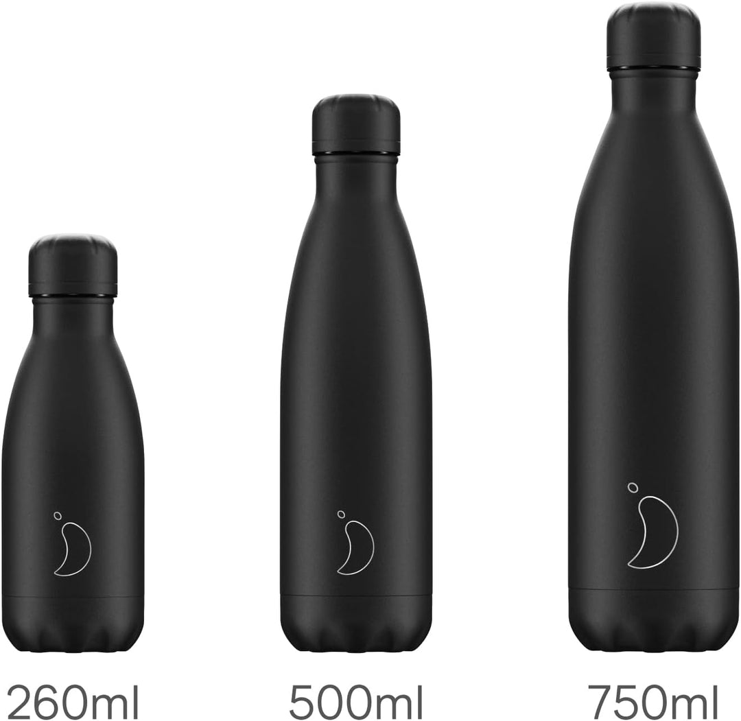 Chilly’s Original Bottle – Edelstahl Trinkflasche – BPA-freie Wasserflasche, Doppelwanding Vakuumiso