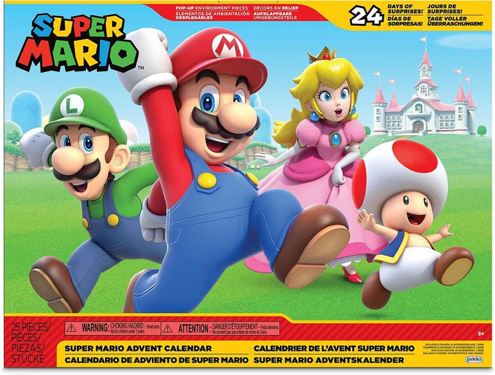 Nintendo Super Mario Adventskalender mit goldenen Mario & Bullet