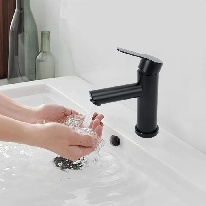Wasserhahn Bad Waschtischarmatur Schwarz Badarmatur Waschbecken Armaturen Matt Waschtischarmatur Set