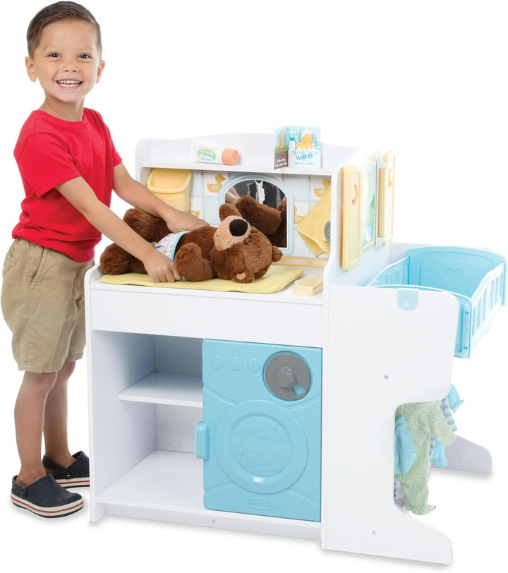Melissa & Doug | Doll Care Play Centre | Dollhouses & Dolls | Pretend Play | 3+ | Gift for Boy or Gi