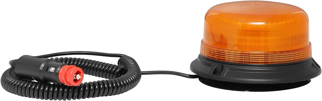 D-TECH Orange LED Rundumleuchte Warnleuchte Mit Magnet,12/24V LED Amber Warnleuchte Mit 3.6m Kable,A