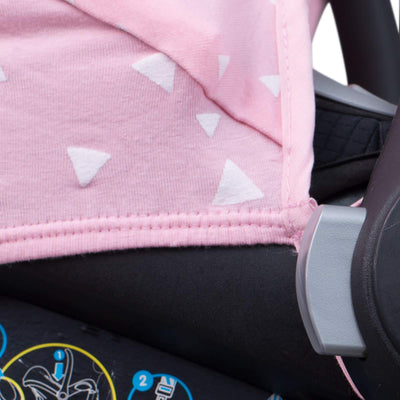 JYOKO KIDS Sonnenverdeck kompatibel mit Maxi-Cosi Cabriofix Gruppe 0 (Pink Sparkles), Pink Sparkles