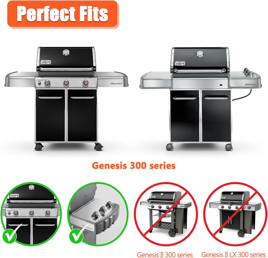 Denmay 65054 67,9CM Edelstahl Warmhalterost für Weber Genesis 300 Series E320 E330 S310 S320 S330 (2