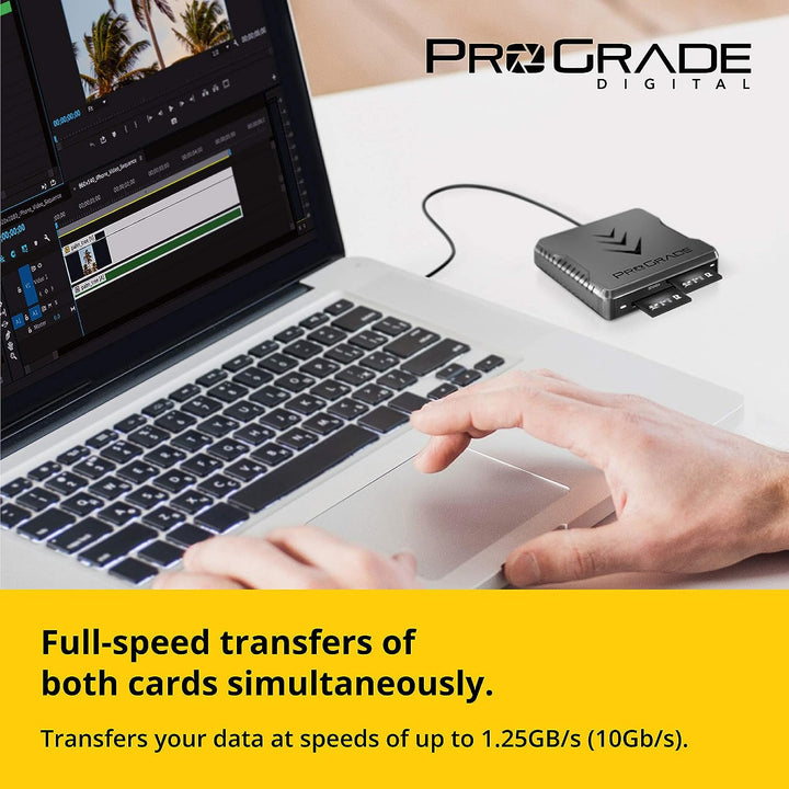 ProGrade Digital SD UHS-II Dual-Slot Speicherkartenleser | USB 3.2 Gen 2 für professionelle Filmemac
