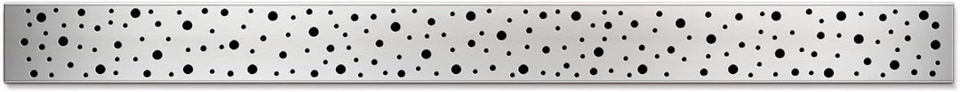 MCH Duschrinne Bodenablauf Edelstahl Ablaufrinne Badablauf flach 75cm, Modell: Drops-Wandmontage