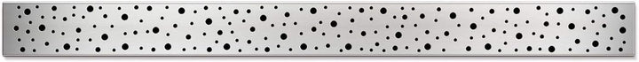 MCH Duschrinne Bodenablauf Edelstahl Ablaufrinne Badablauf flach 75cm, Modell: Drops-Wandmontage