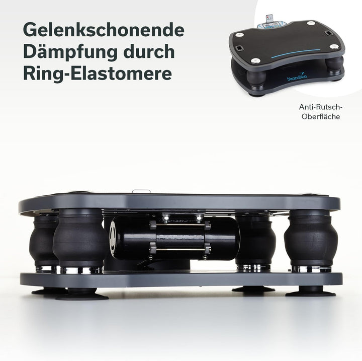 skandika Vibrationsplatte 500 3D Vibration | grosse rutschsichere Fläche | 4 Programme + 20 Stufen |