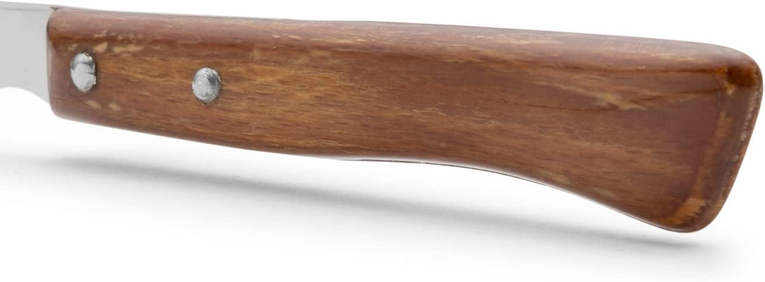 Arcos 372000 Table Messer - Steakmesser Set -KlingeNitrumEdelstahl110mm-HandGriffPack-HolzFarbeBraun