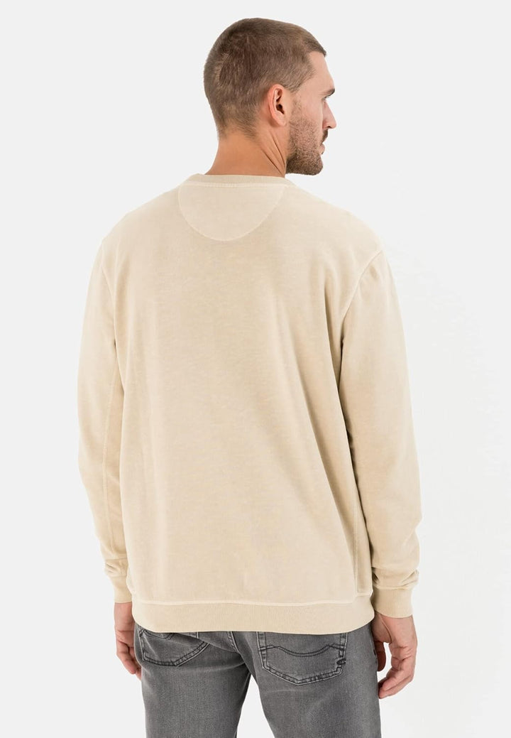 camel active Herren Sweatshirt aus Baumwolle L Beige, L Beige