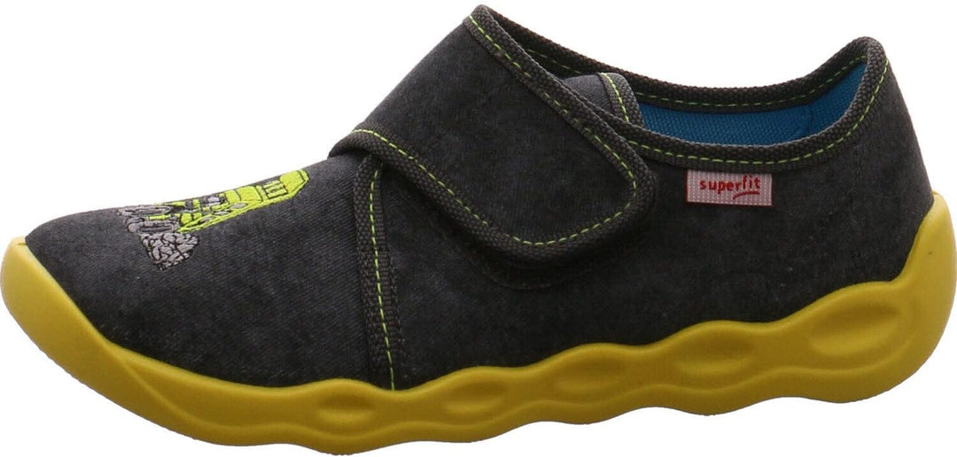 Superfit Jungen Bubble Hausschuh 32 EU Grau Mehrfarbig 2000, 32 EU Grau Mehrfarbig 2000