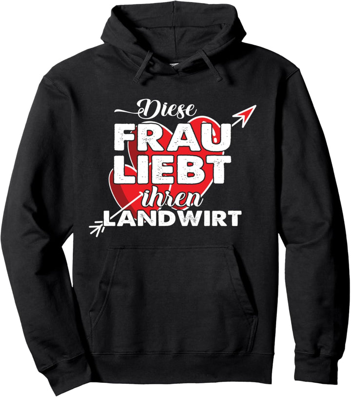 Muttertags Valentinsgeschenk Diese Frau Liebt Ihren Landwirt Pullover Hoodie
