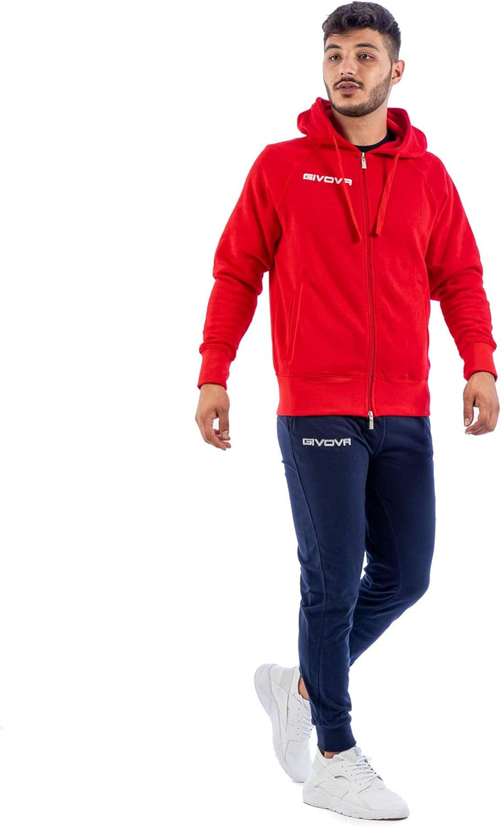 Givova Anzug King Overall L rot/blau, L rot/blau
