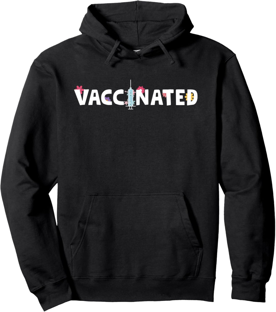 Ich bin geimpft Frühlingsblume 2021 Pullover Hoodie