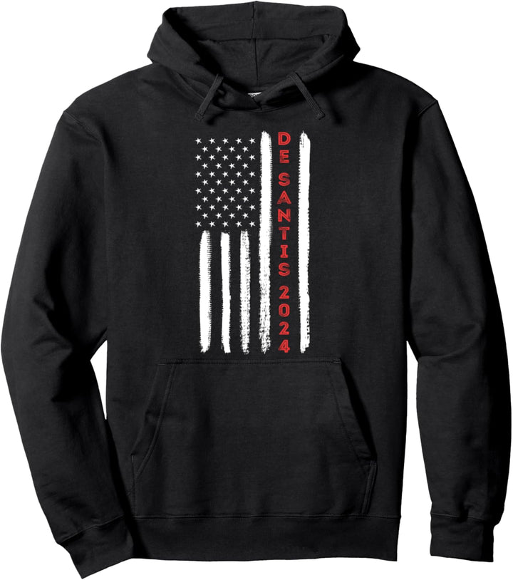 Ron DeSantis 2024 Flagge Präsidentalwahl Republik Pullover Hoodie