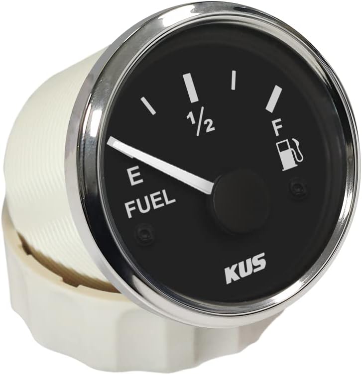 KUS Warranted Fuel Oil Füllstandsanzeige Messanzeige 0-190 Ohm Mit Hintergrundbeleuchtung 12V/24V 52