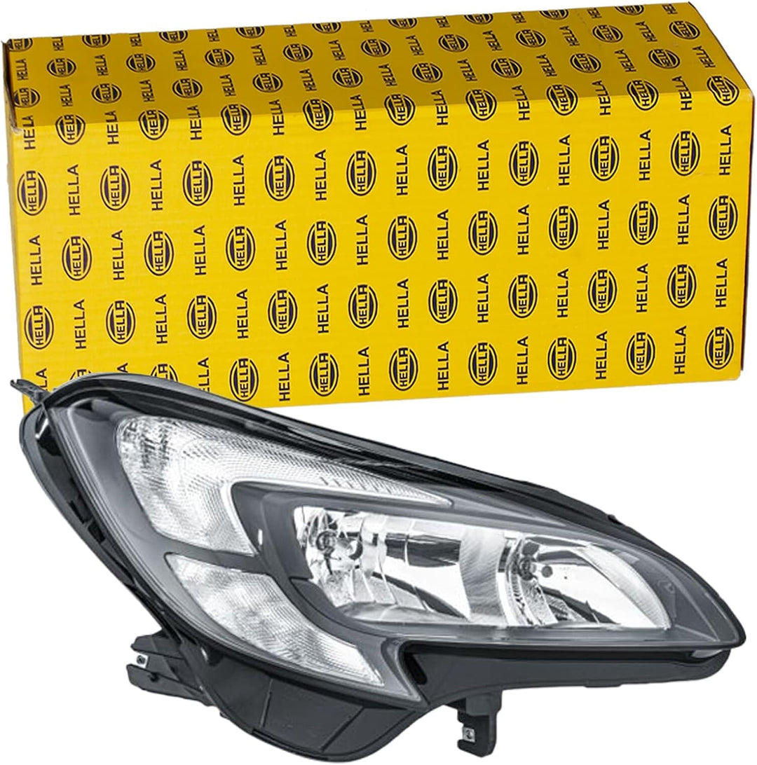 HELLA 1EF 011 830-021 FF/Halogen-Hauptscheinwerfer - rechts - für u.a. Opel Corsa E (X15) Rechts (Be