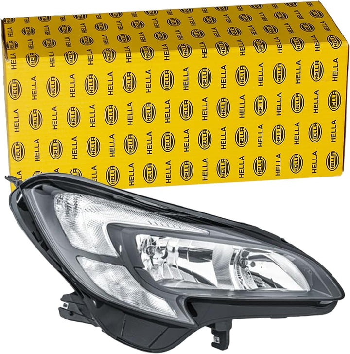 HELLA 1EF 011 830-021 FF/Halogen-Hauptscheinwerfer - rechts - für u.a. Opel Corsa E (X15) Rechts (Be