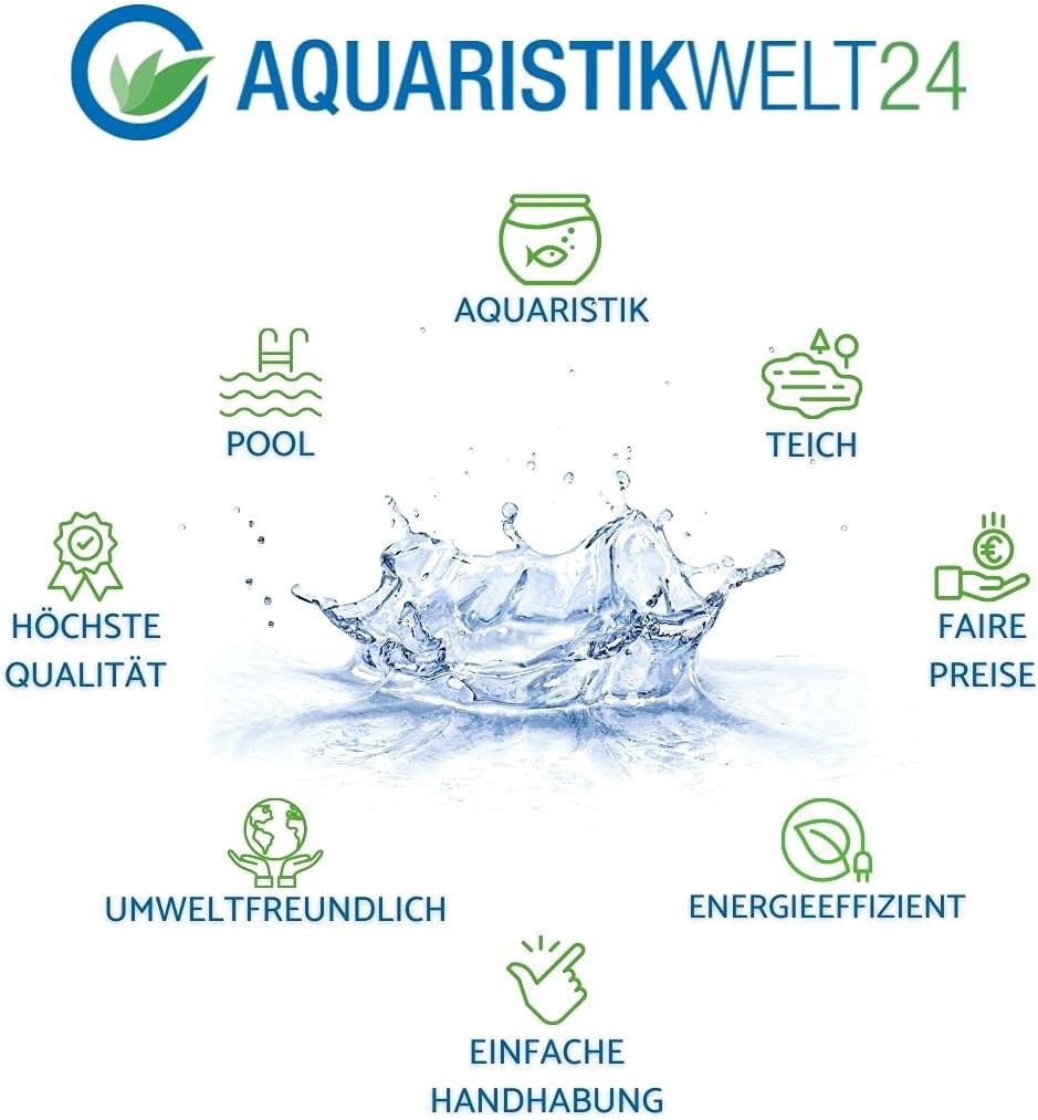 AquaOne Teichschlauch 25 mm 1" 30 Meter I Hochwertiger Teich Schlauch für Garten & Teiche I Teichsch