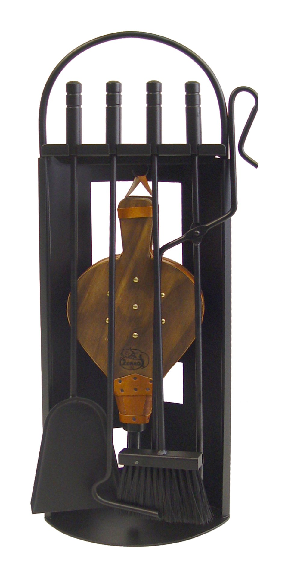 Imex El Zorro 10026 Set für Kaminofen, Bogenblech, 68 x 23 x 14 cm, Metall, schwarz, 14 x 23 x 68 cm