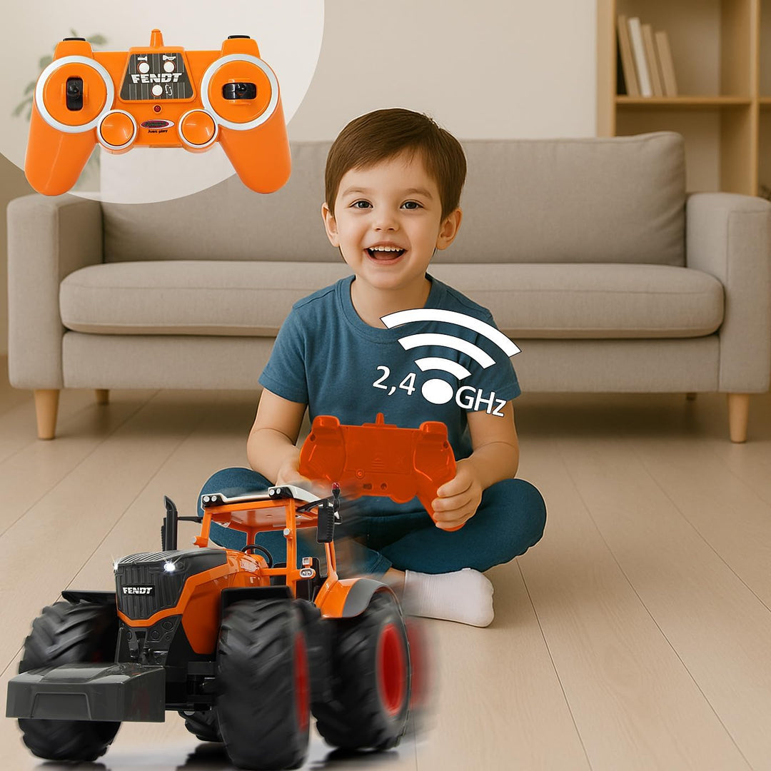 JAMARA 405045 - Fendt 1050 Vario Kommunal 1:16 2,4GHz - RC Traktor, Motorsound (abschaltbar), Rückfa