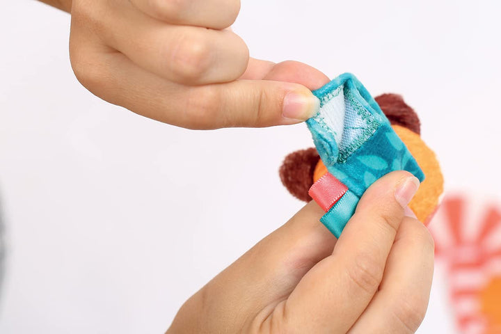 LUDI — Rasseln mit Händen und Füssen — Spielzeug zum Erwachen des Babys — von Geburt an — entwickelt
