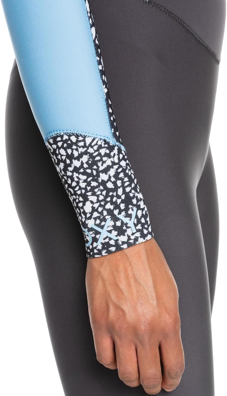 Roxy 3/2 mm Swell Serie 2022 – Neoprenanzug mit Brustreissverschluss für Damen, ERJW103122 JET/BOY B
