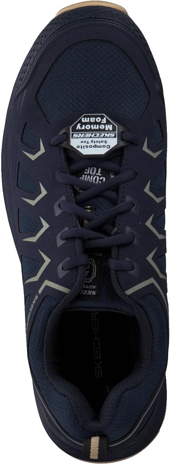 Skechers Herren Malad Ii ESD Composite Zehenschutzkappe BAU-Schuhe 39.5 EU Navy, 39.5 EU Navy