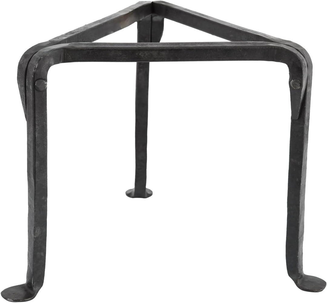 Ulfberth Handgeschmiedetes Dreibein | Pfannenknecht für Lagerfeuer/Dutch Oven | Pfannenrost Dreibein
