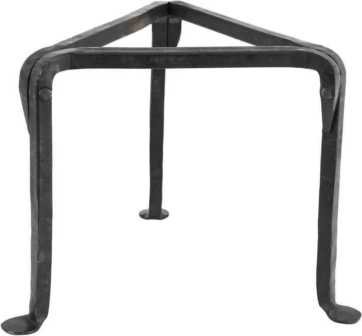 Ulfberth Handgeschmiedetes Dreibein | Pfannenknecht für Lagerfeuer/Dutch Oven | Pfannenrost Dreibein