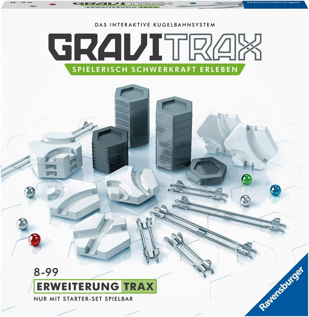 Ravensburger GraviTrax Erweiterung Trax - Ideales Zubehör für spektakuläre Kugelbahnen, Konstruktion