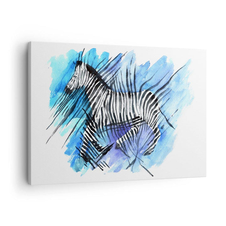 Bilder auf Leinwand Zebra Streifen Tierwelt Pelz Leinwandbild 70x50cm Wandbilder Dekoration Wohnzimm