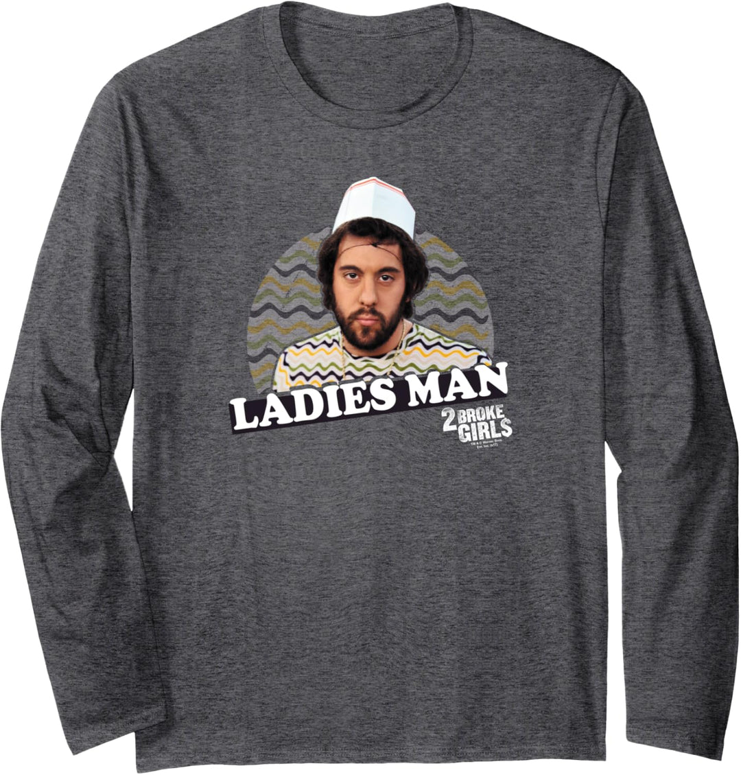 2 Broke Girls Ladies Man Langarmshirt