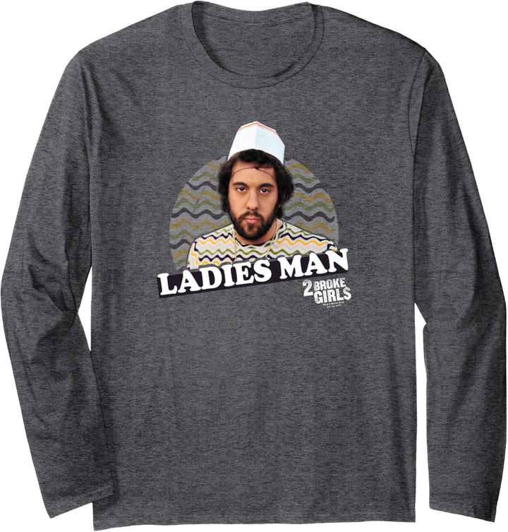 2 Broke Girls Ladies Man Langarmshirt