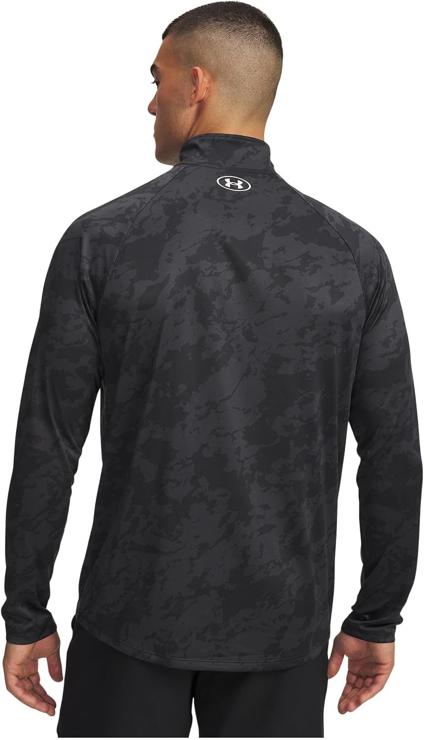 Under Armour Herren UA Tech 1/2 Zip Pullover M (007) Schwarz/Weiss, M (007) Schwarz/Wei&amp;