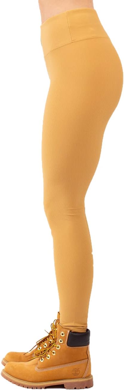 Eivy Damen Leggings Icecold Rib Tights L Faded Amber, L Faded Amber