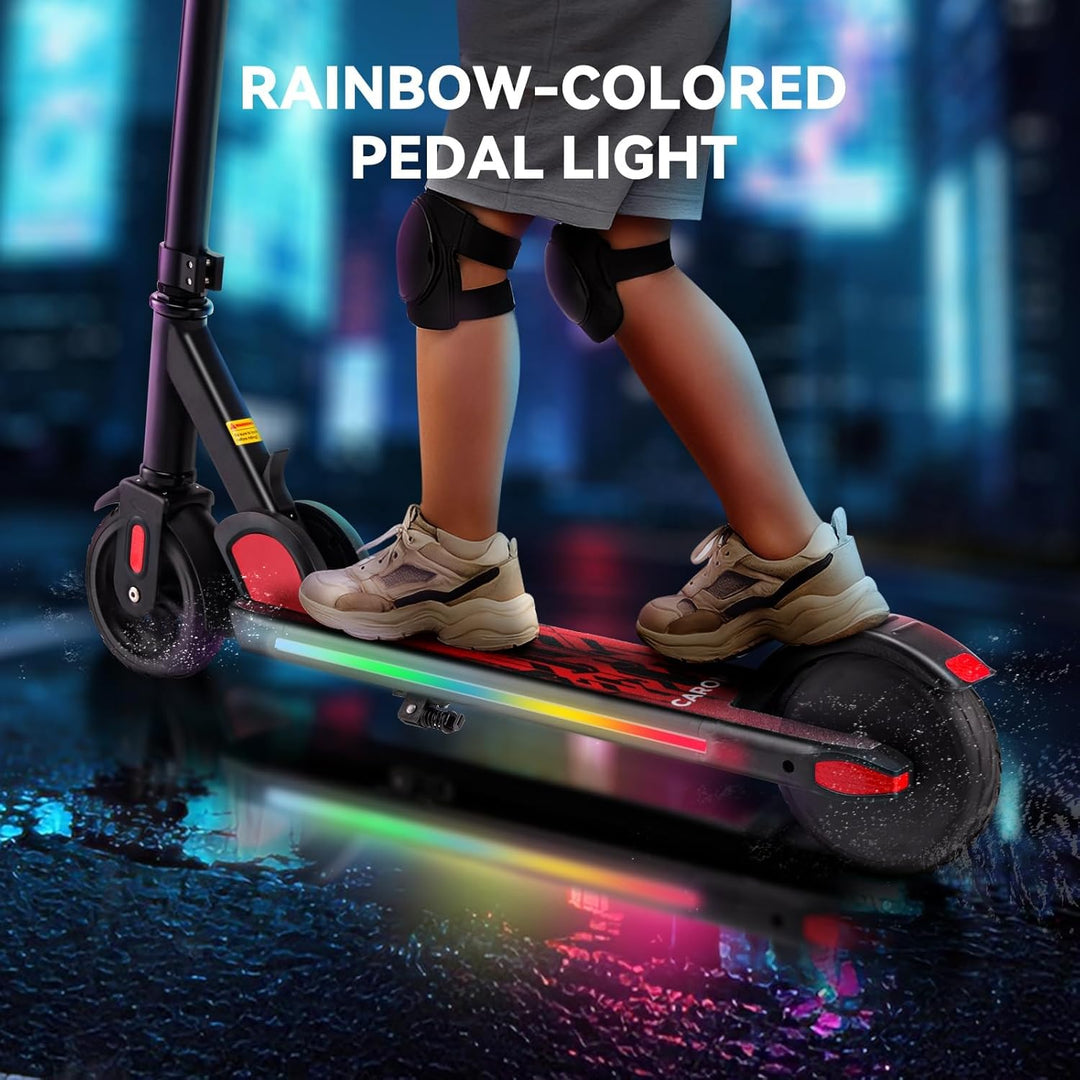 Caroma E Scooter Kinder von 8-12 Jahren, 180W Motor, bis zu 16 km/h &amp; 8 km, Elektroroller Kinder mit