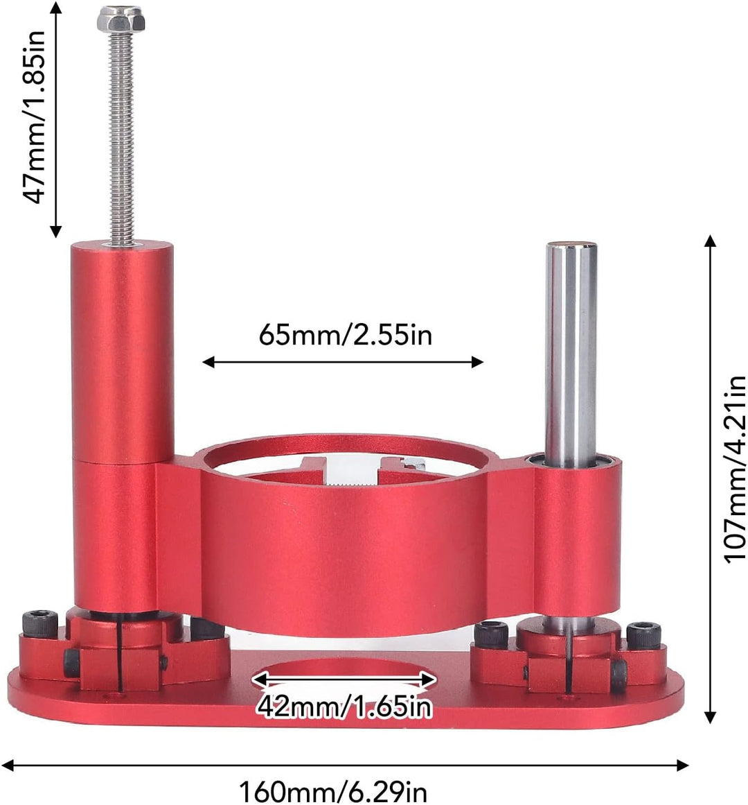 Router-Lift-Basis, Router Lift Kit, Router Werkzeug mit Sechskantschlüssel, Elektro Router Tisch Ein