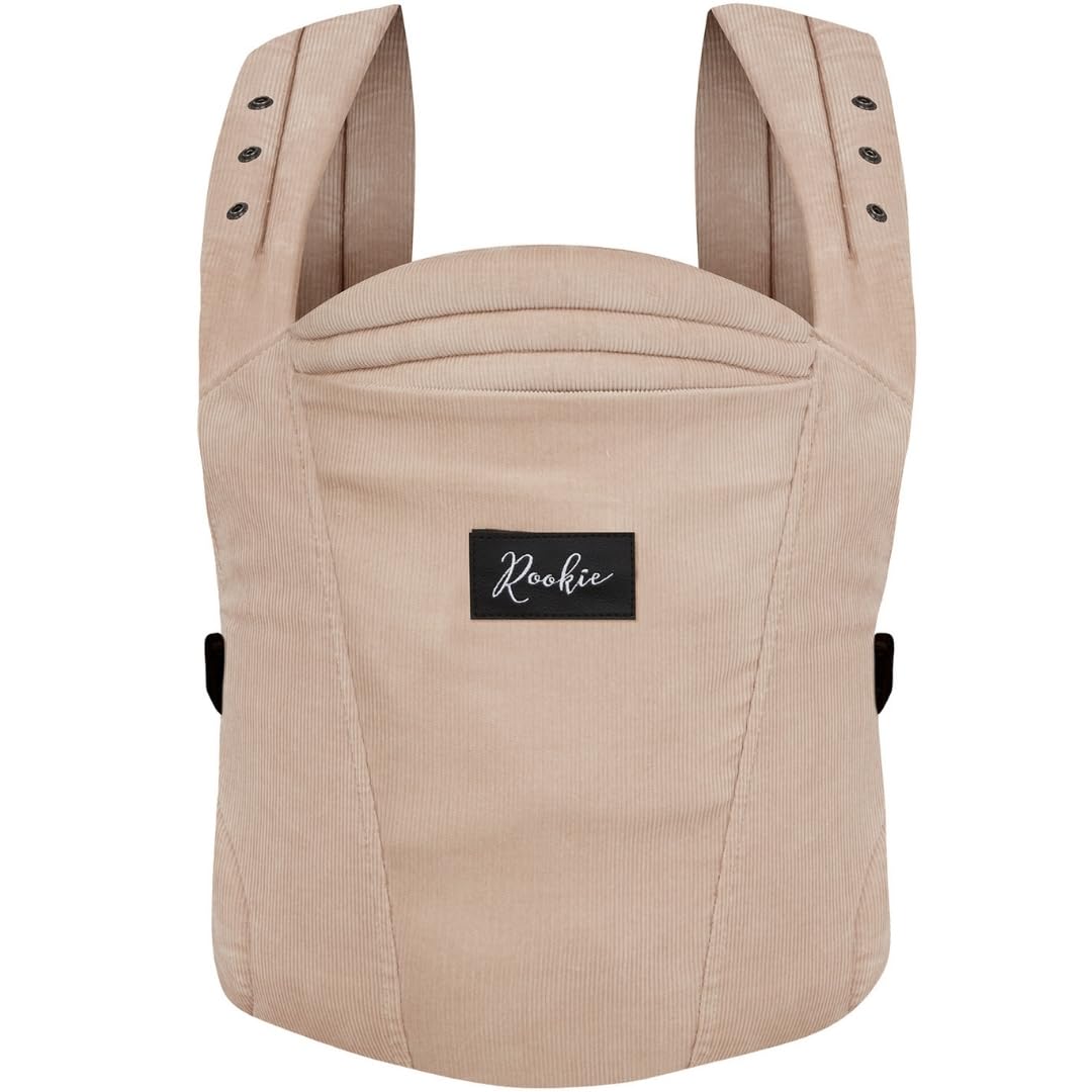 Rookie Babytrage ab Geburt - Ergonomisch, Bequem, Bio-Stoffe - Premium Elite Design - Baby Trage sch