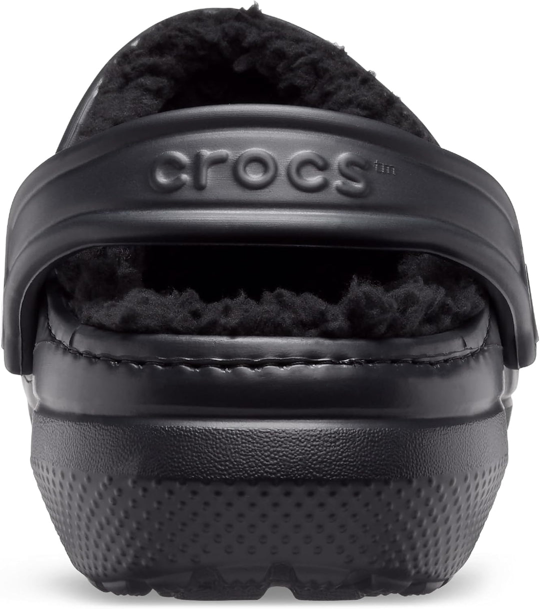 Crocs Unisex Classic Lined Clogs 33/34 EU Schwarz, 33/34 EU Schwarz