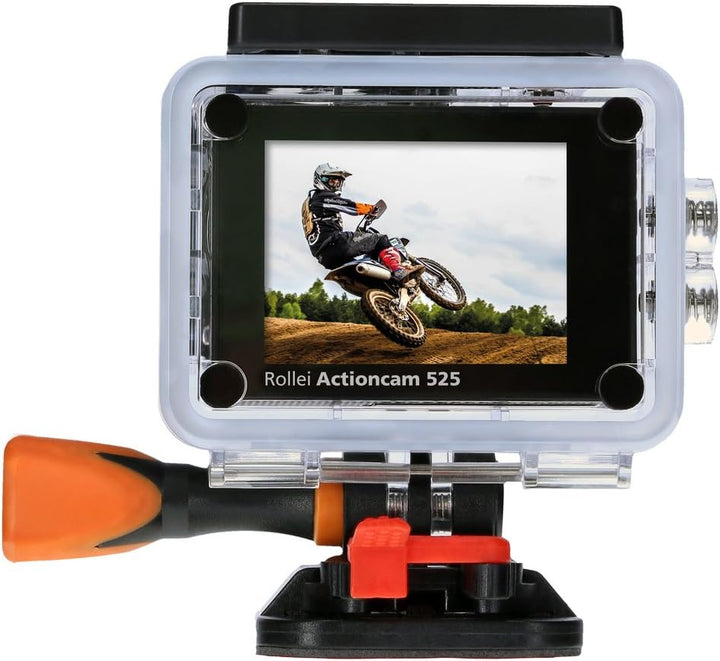 Rollei Actioncam 525 WiFi Action Cam (mit 4k Video Auflösung, Weitwinkelobjektiv, bis 40 m wasserfes