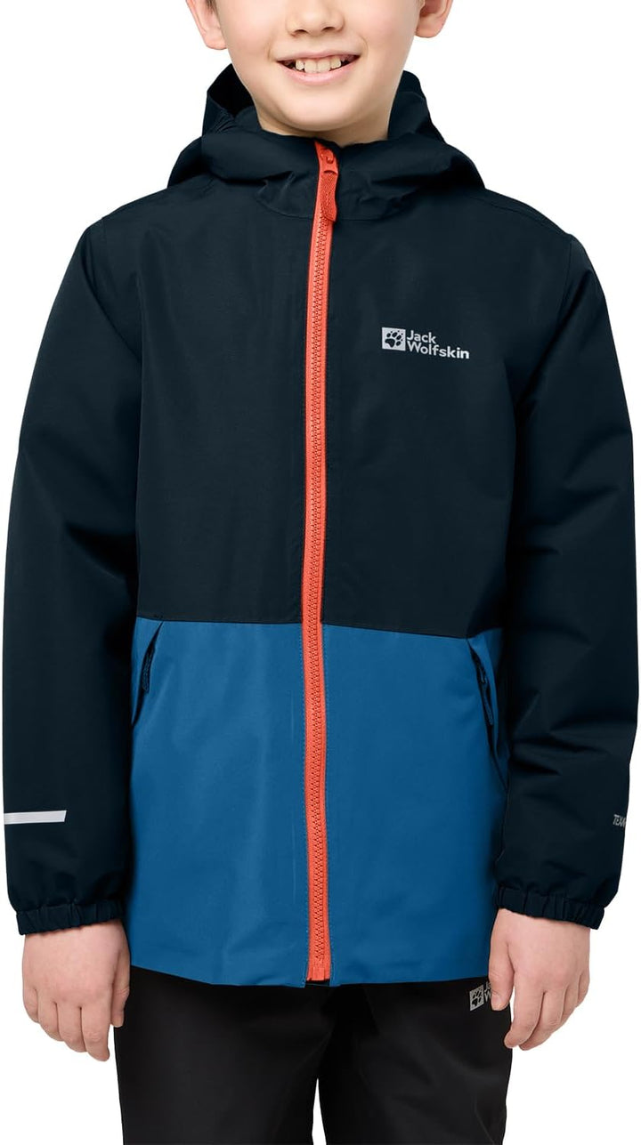 Jack Wolfskin Unisex Kinder Snowy Days K Jacket 92 crisp cobalt, 92 crisp cobalt