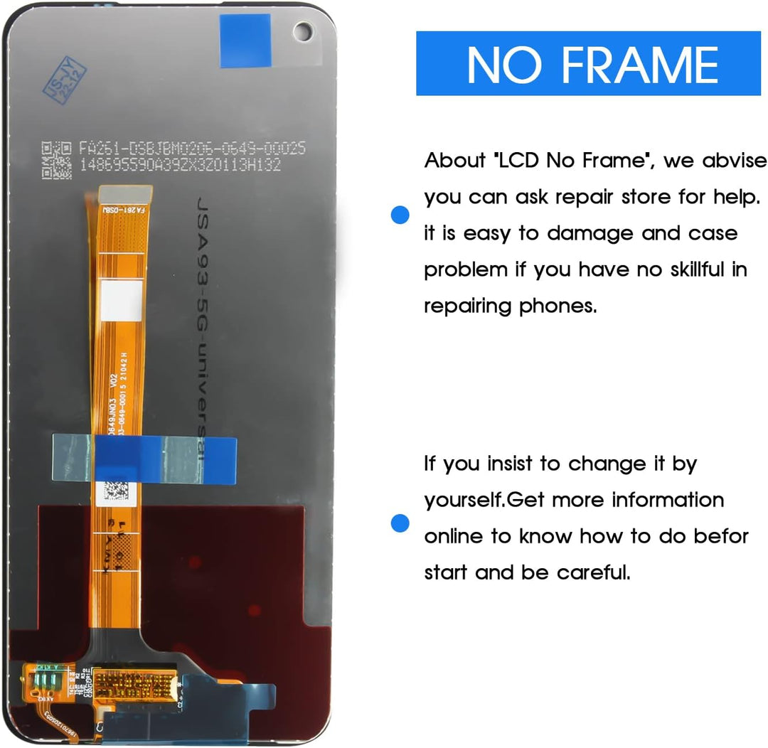 Für OPPO A74 5G LCD-Bildschirm A93 5G PCGM00 Bildschirm Ersatz für A54 5G CPH2195 LCD Dsipaly Touchs