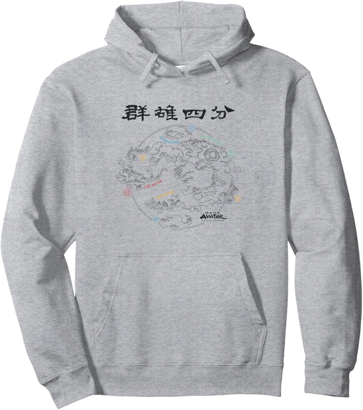 Avatar: The Last Airbender Globe Map Pullover Hoodie