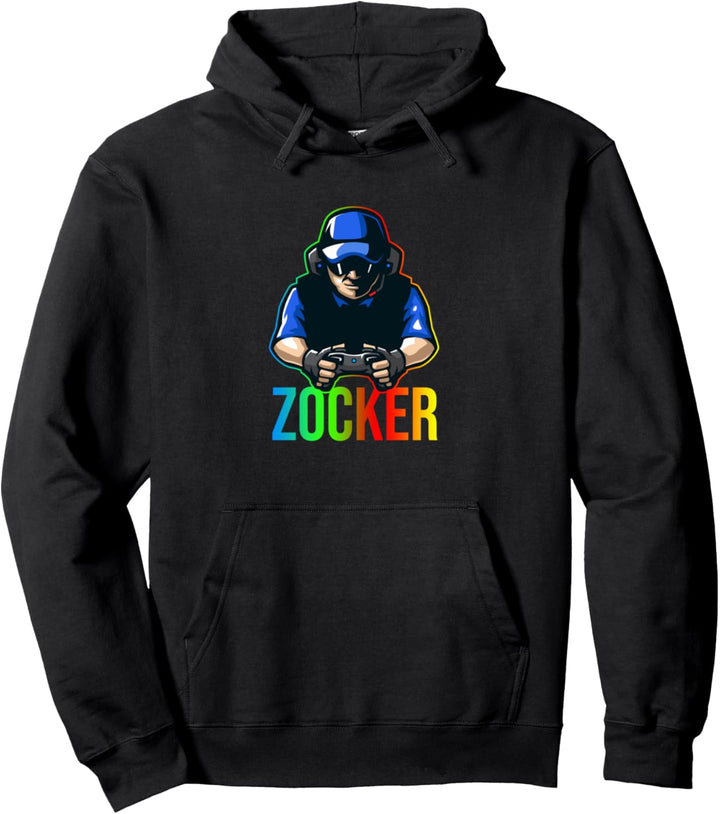 Zocker Gaming Geschenk Geschenkidee für Gamer Pullover Hoodie